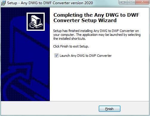 Any DWG to DWF Converter截图