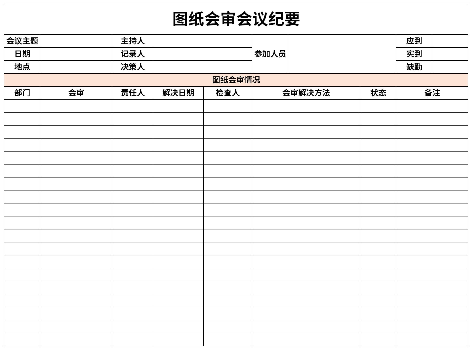 图纸会审会议纪要截图