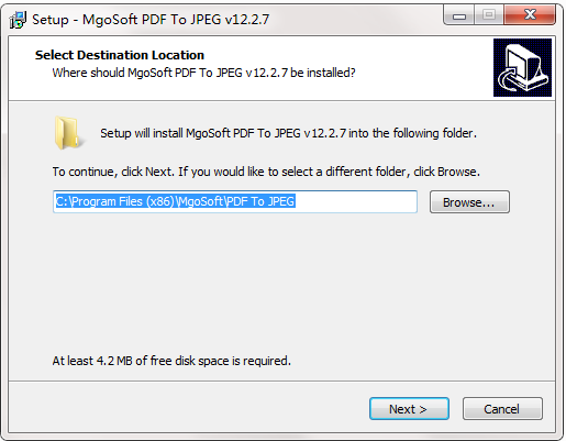 Mgosoft PDF To JPEG Converter截图