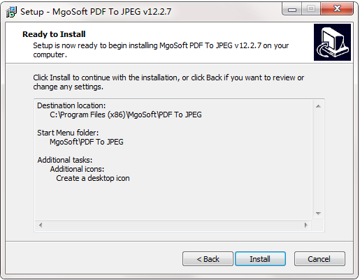 Mgosoft PDF To JPEG Converter截图