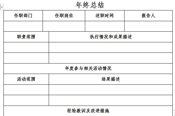 年度工作总结截图