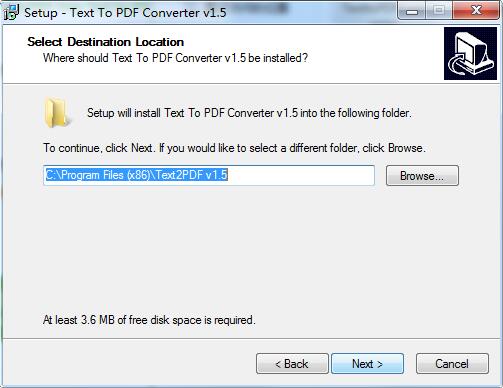 VeryPDF Free Text to PDF Converter截图