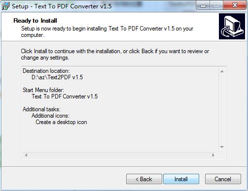 VeryPDF Free Text to PDF Converter截图