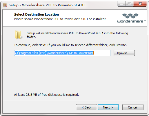 Wondershare PDF to PowerPoint Converter截图