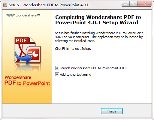 Wondershare PDF to PowerPoint Converter截图