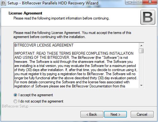 BitRecover Parallels HDD Recovery Wizard截图