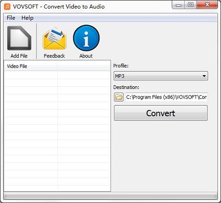 Vovsoft Convert Video to Audio截图