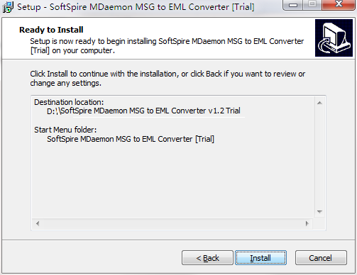 MDaemon MSG to EML Converter截图