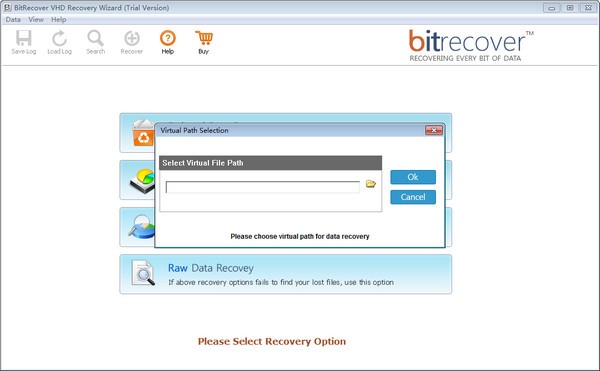 BitRecover VHD Recovery Wizard截图