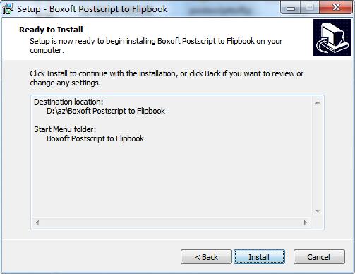 Boxoft Postscript to Flipbook截图