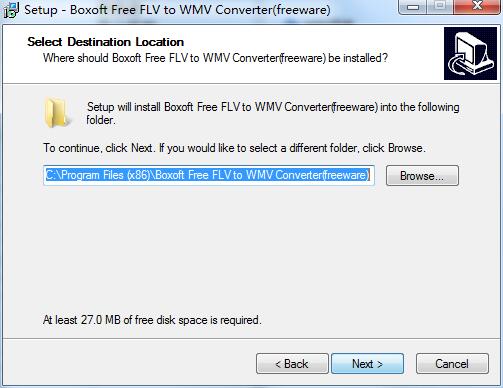 Boxoft Free FLV to WMV Converter截图