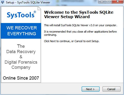 SysTools Sqlite Viewer截图