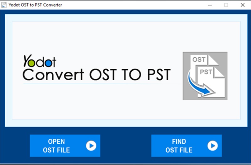 Yodot OST to PST Converter截图