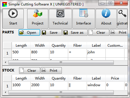 Simple Cutting Software X截图