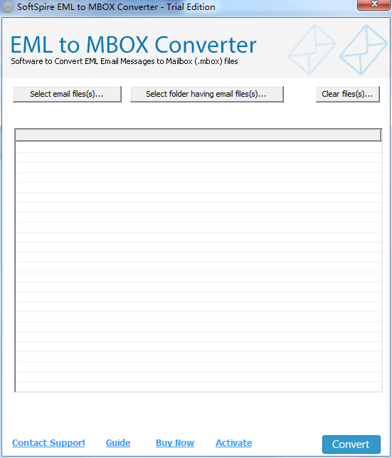 SoftSpire EML to MBOX Converter截图