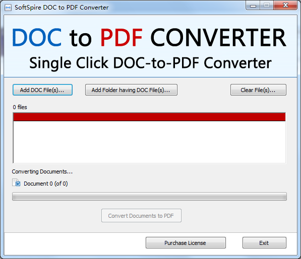 SoftSpire DOC to PDF Converter截图