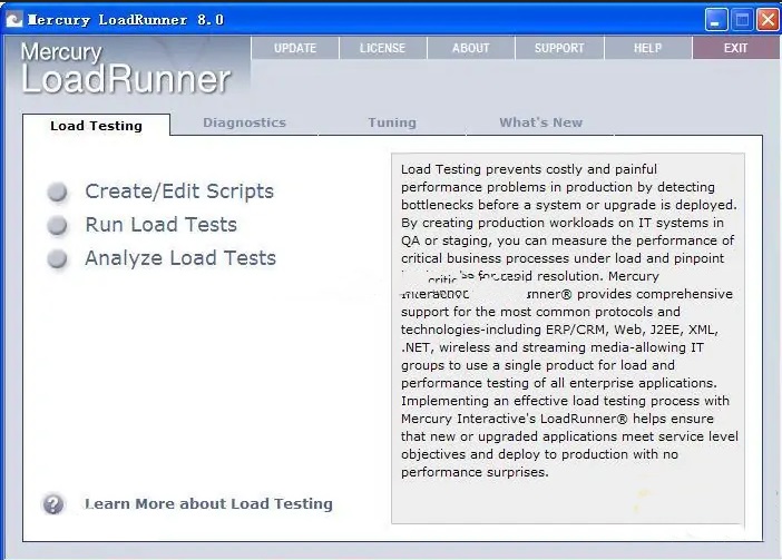 HP Mercury LoadRunner截图