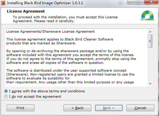 Black Bird Image Optimizer截图