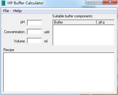 HP Buffer Calculator截图