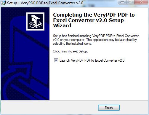 VeryPDF PDF to Excel Converter截图