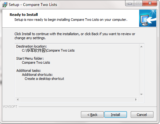 Compare Two Lists截图