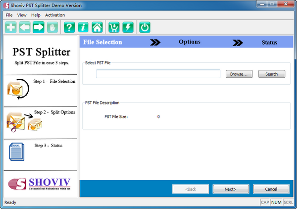 Shoviv PST Splitter截图