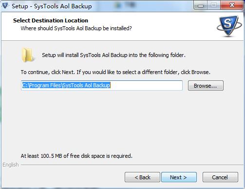 SysTools AOL Backup截图