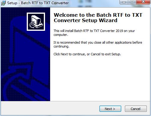 Batch RTF to TXT Converter截图