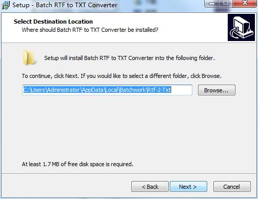 Batch RTF to TXT Converter截图