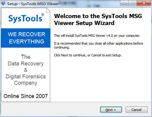 SysTools MSG Viewer截图