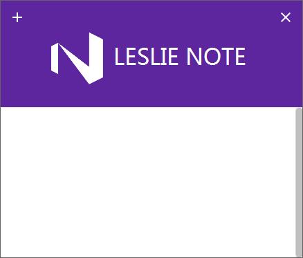 LESLIE NOTE截图