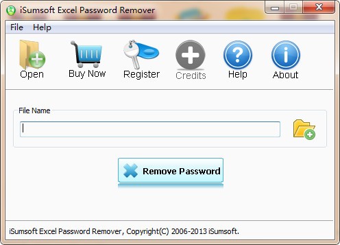 iSumsoft Excel Password Remover截图