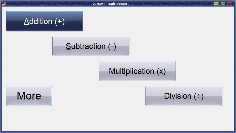 VovSoft Math Practice截图