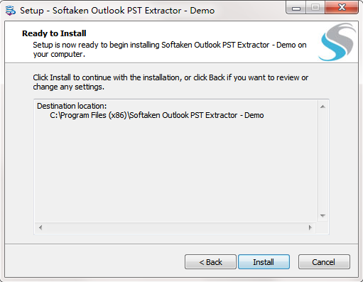 Softaken Outlook PST Extractor截图