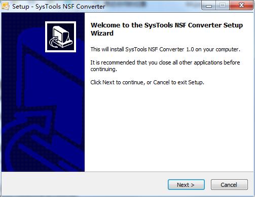 SysTools NSF Converter截图