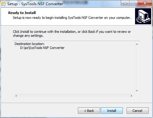 SysTools NSF Converter截图