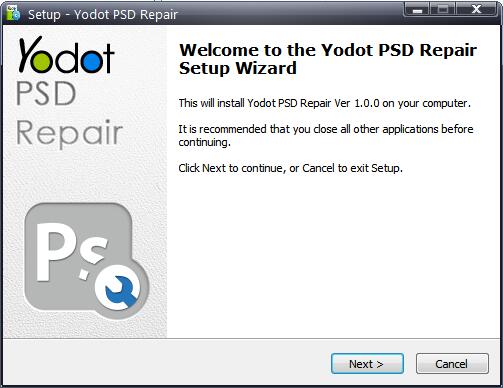 Yodot PSD Repair截图