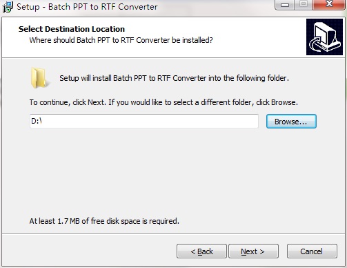 Batch PPT to RTF Converter截图