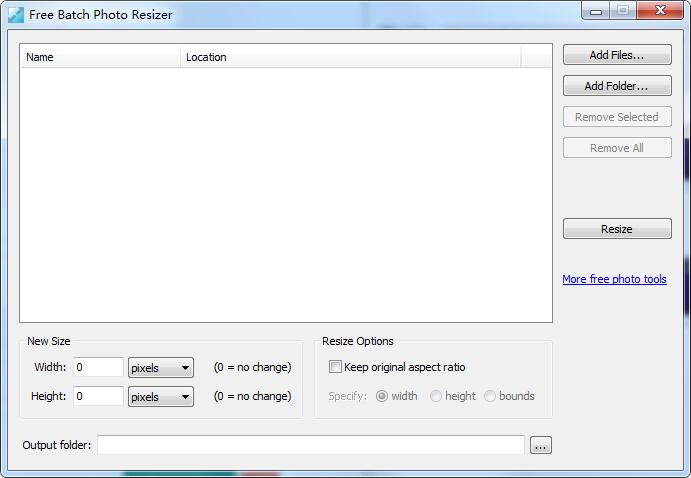 Free Batch Photo Resizer截图