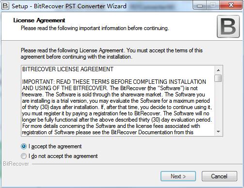 BitRecover PST Converter Wizard截图