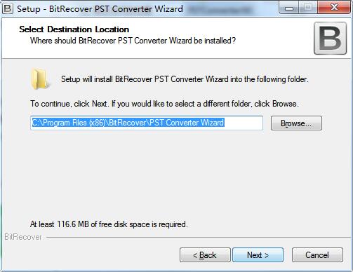 BitRecover PST Converter Wizard截图