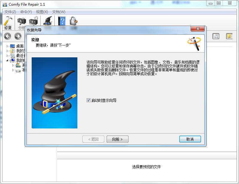 Comfy File Repair Pro截图