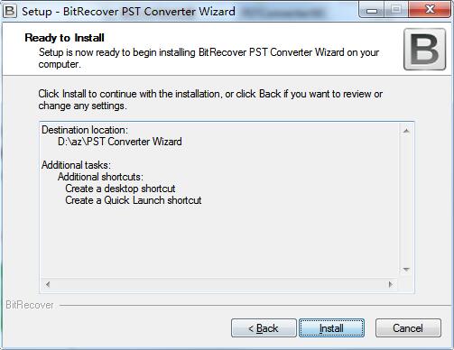 BitRecover PST Converter Wizard截图