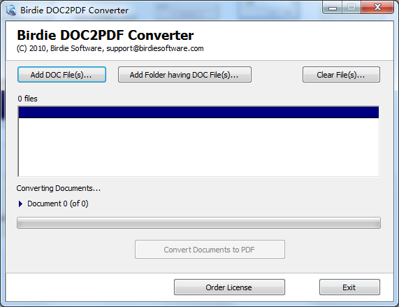 Birdie DOC2PDF Converter截图