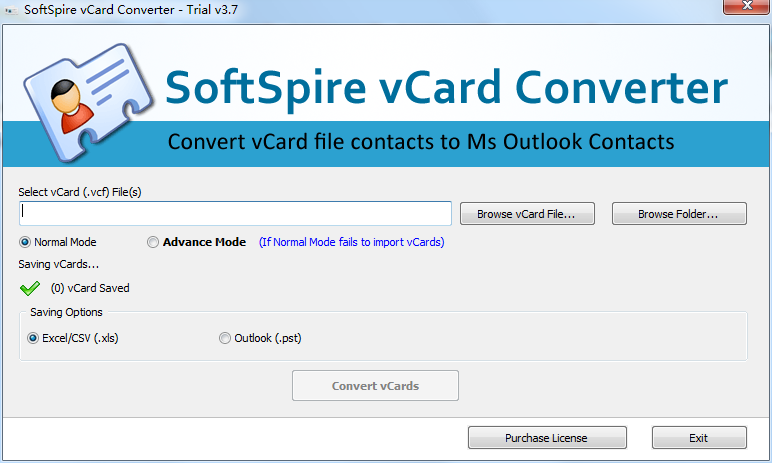 SoftSpire vCard Converter截图