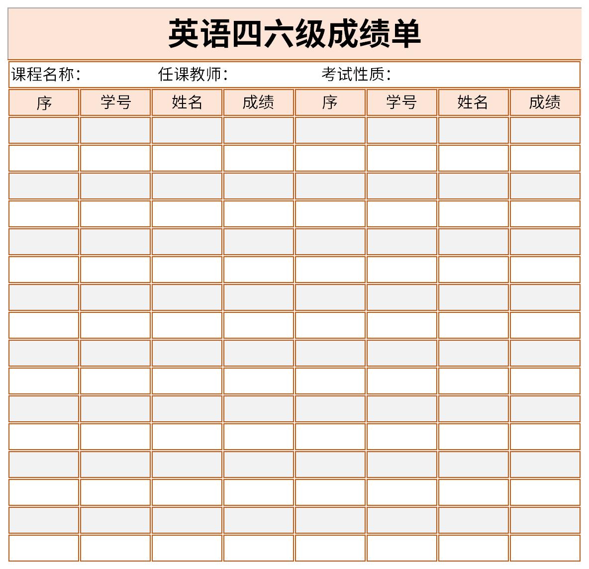 英语四六级成绩单截图