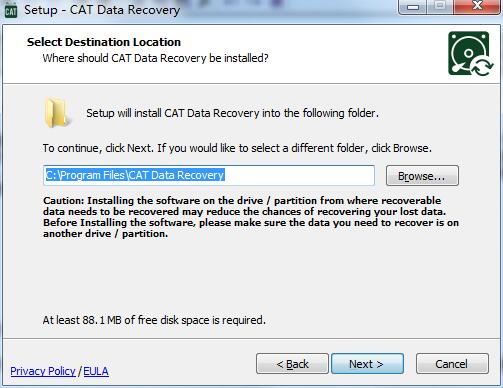 CAT Data Recovery截图