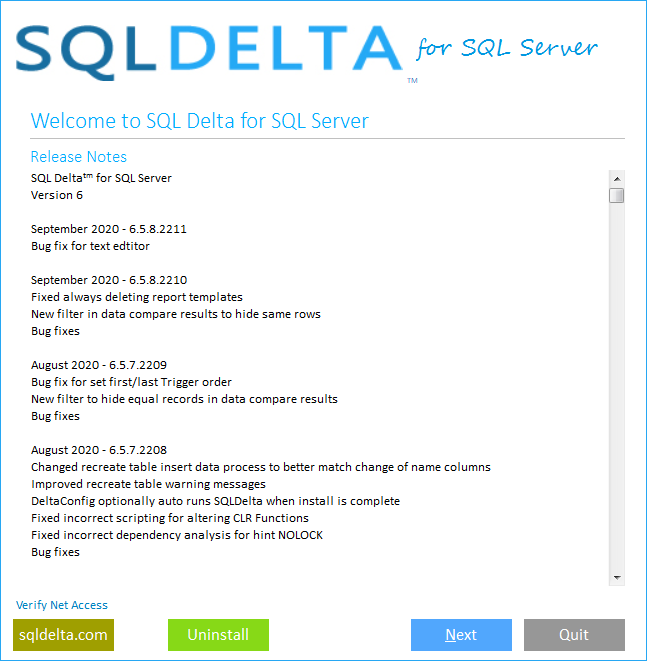 SQL Delta for SQL Server截图