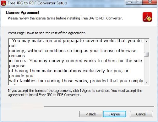 Free JPG to PDF Converter截图