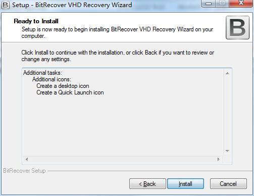 BitRecover VHD Recovery Wizard截图